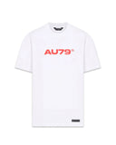 CAMISETA AURUM OVERSIZED RED LINE WHITE