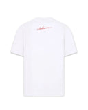 CAMISETA AURUM OVERSIZED RED LINE WHITE