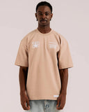 CAMISETA AURUM STAR AURA MOCHA CREMA 2