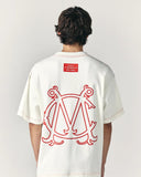 CAMISETA CLEMONT OVERSIZED SCRIGNO CREAM