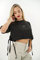 CAMISETA LABEUR CANNES OVERSIZED NEGRO