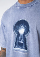 CAMISETA PURE OVERSIZED INDIGO PUR19839 AZUL MEDIO