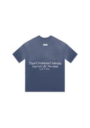 CAMISETA PURE OVERSIZE PUR19157 AZUL OSCURO