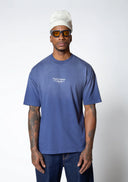 CAMISETA PURE OVERSIZE PUR19157 AZUL OSCURO