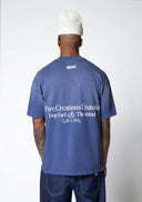 CAMISETA PURE OVERSIZE PUR19157 AZUL OSCURO