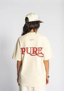 CAMISETA PURE PUR21572 OVERSIZED MARFIL