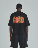 CAMISETA UNDERGOLD REVELATION GOLD BOXY FIT 34644 BLACK