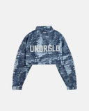 CHAQUETA UNDERGOLD WOMEN CAPSULE JACQUARD CAMMO BLUE