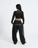 CROP TOP AURUM TIMELESS LONG SLEEVE BLACK