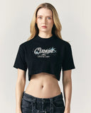 CROP TOP CLEMONT SCOLPITURE BLACK