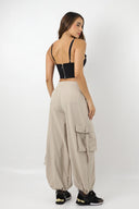 CROP TOP LABEUR NACRE BLACK