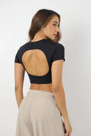 CROP TOP LABEUR ONDA BLACK