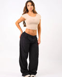 CROP TOP LABEUR RAVE BEIGE