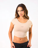 CROP TOP LABEUR RAVE BEIGE
