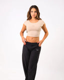 CROP TOP LABEUR RAVE BEIGE