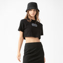 CROP TOP MONASTERY BEHN BLACK