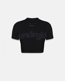 CROP TOP UNDERGOLD REVELATION STELLAR BABY TEE 34793 BLACK