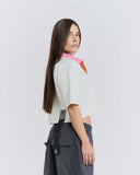 CROP TOP Y/OUT BELL X1 S1127 WHITE
