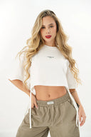 CAMISETA LABEUR CANNES OVERSIZED MARFIL
