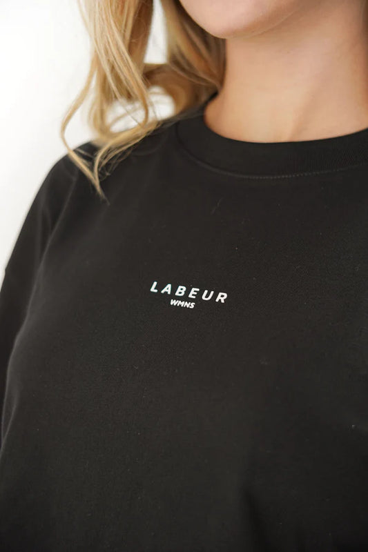 CAMISETA LABEUR CANNES OVERSIZED NEGRO
