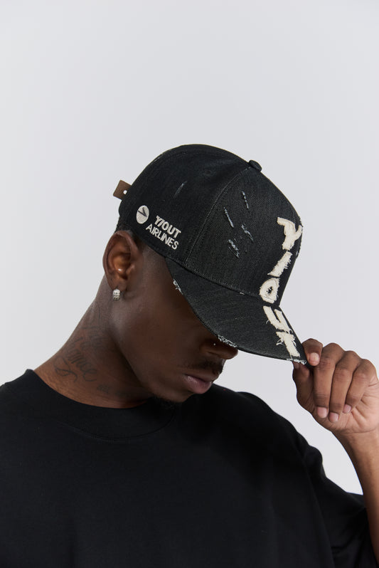 GORRA Y/OUT TRACK BLACK