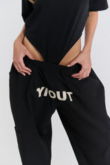 PANTALON Y/OUT WOMEN BLACKBIRD