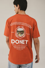 CAMISETA DONET PORTOFINO TERRACOTA