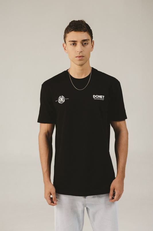 CAMISETA DONET PORTOFINO BLACK