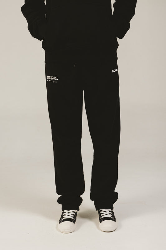 JOGGER DONET VELATO BLACK