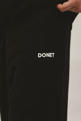 JOGGER DONET VELATO BLACK