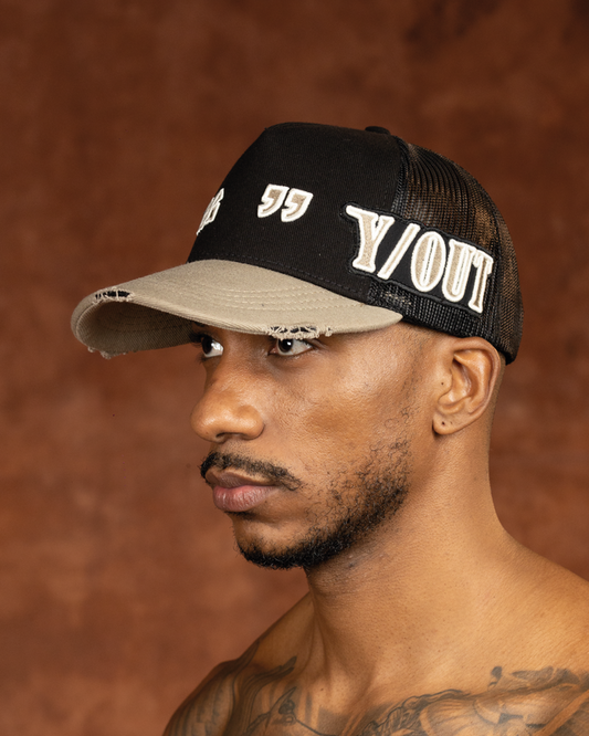 GORRA Y OUT DAW BLACK/CAMEL