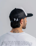GORRA AURUM TRUCKER WORLDWIDEVAULT BLACK/WHITE