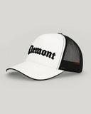 GORRA CLEMONT TRUCKER SPECCHIO WHITE BLACK 3