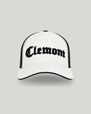 GORRA CLEMONT TRUCKER SPECCHIO WHITE BLACK 1