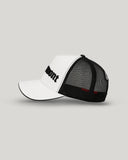 GORRA CLEMONT TRUCKER SPECCHIO WHITE BLACK 4