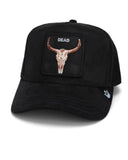GORRA GOORIN THE SUEDE SKULL BLACK DEAD 101-2125