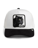 GORRA GOORIN TRUCKER 101-2961 PANTHER WHITE VICERA NEGRA