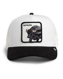GORRA GOORIN TRUCKER 101-2963 RUTHLESS WHITE VICERA NEGRA