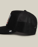 GORRA GOORIN TRUCKER BEWARE 101 2981 BLACK PERRO LETRA NARANJA 4.jpg