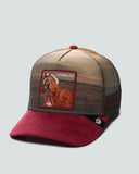 GORRA GOORIN TRUCKER GAMBLER 101 2698 VISERA VINOTINTO PAISAJE CABALLO COBRE 2.jpg