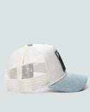 GORRA GOORIN TRUCKER PANTHER 101 2958 VISERA JEAN AZUL CLARO FRENTE WHITE 3.jpg