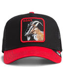 GORRA GOORIN TRUCKER UNDISPUTED GOAT BLACK/RED 101-1928