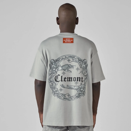 CAMISETA CLEMONT OVERSIZED GANIMEDES GRIS