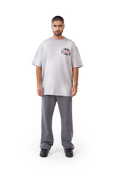 CAMISETA HOMBRE OVERSIZED DISORDINE GRIS