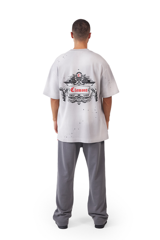 CAMISETA HOMBRE OVERSIZED DISORDINE GRIS