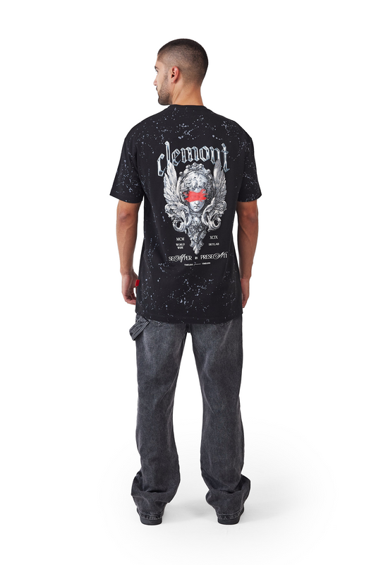 CAMISETA HOMBRE MACCHIA NEGRO