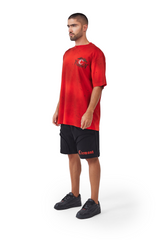 CAMISETA HOMBRE OVERSIZED DISORDINE ROJO