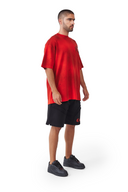 CAMISETA HOMBRE OVERSIZED DISORDINE ROJO