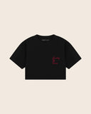 CROP TOP AP CROWN CRASH APM26137 BLACK