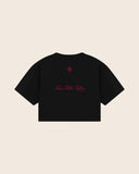CROP TOP AP CROWN CRASH APM26137 BLACK